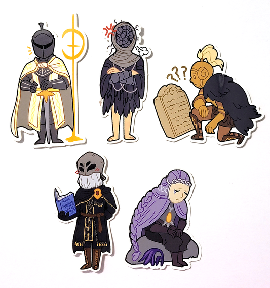 Shadowed Knights Stickers