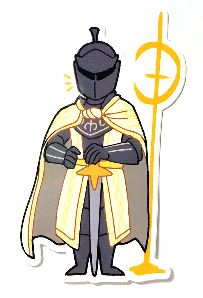 Shadowed Knights Stickers
