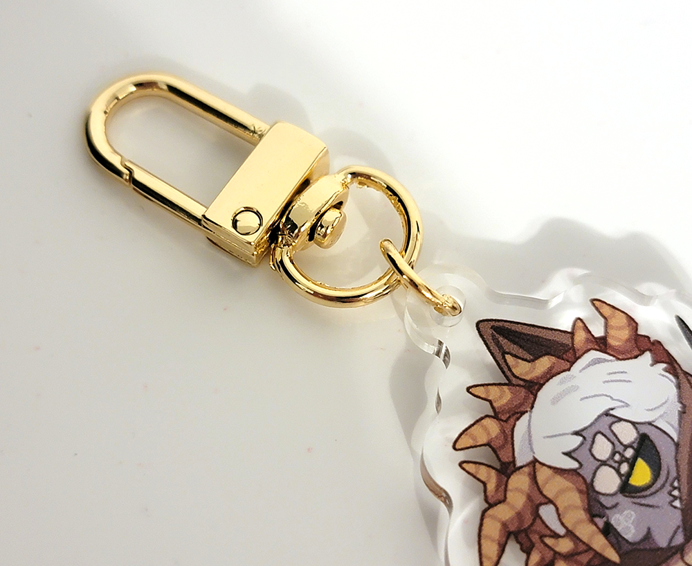 Swinging Tail Keychain