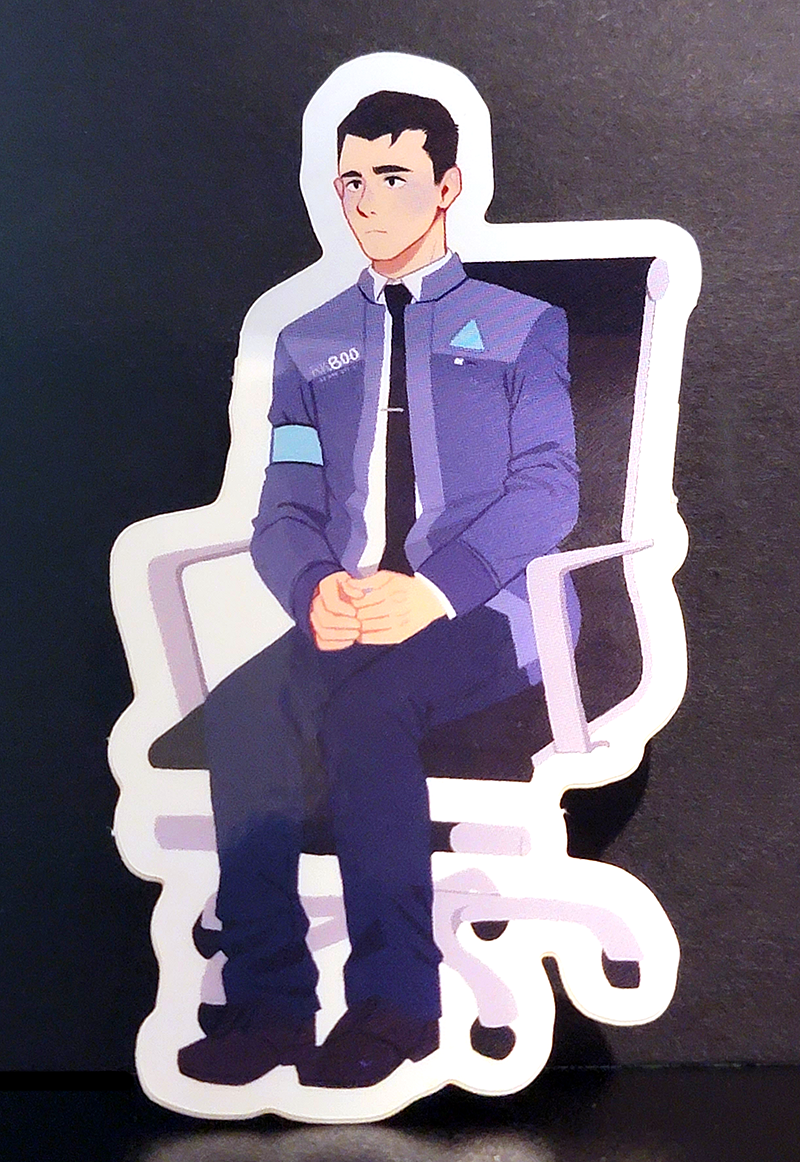 DBH Connor Sit Sticker