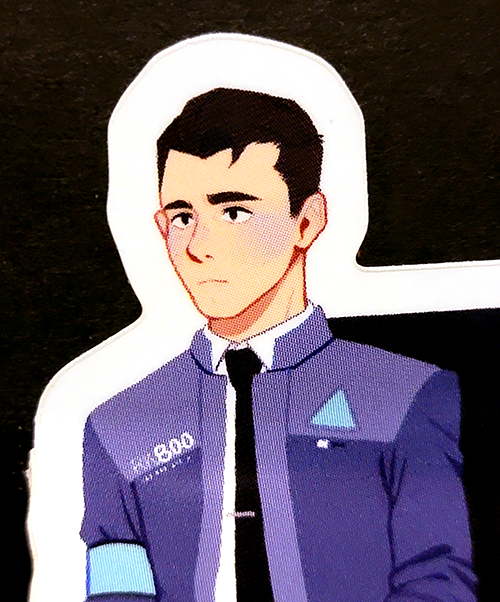 DBH Connor Sit Sticker