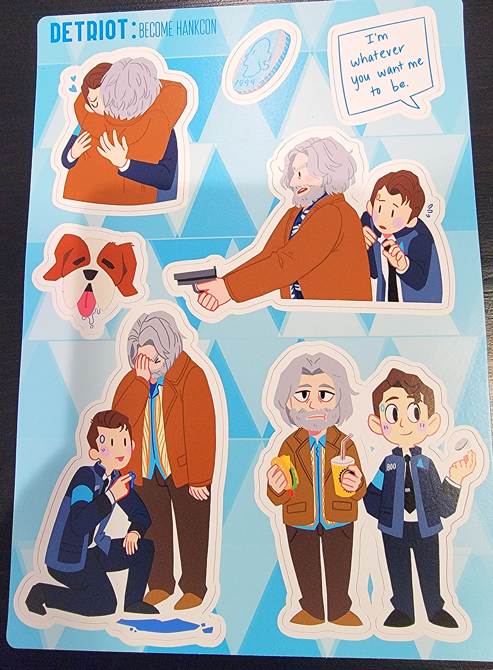 Detroit: Become HankCon Sticker Sheet