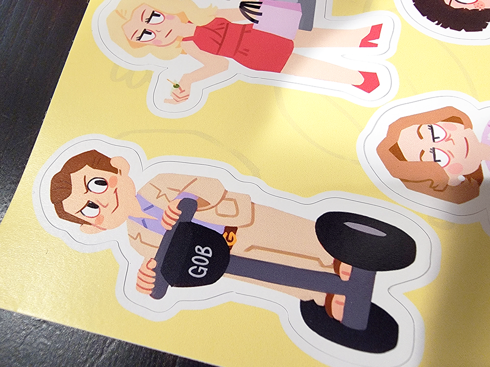 Arrested Development Sticker Sheet