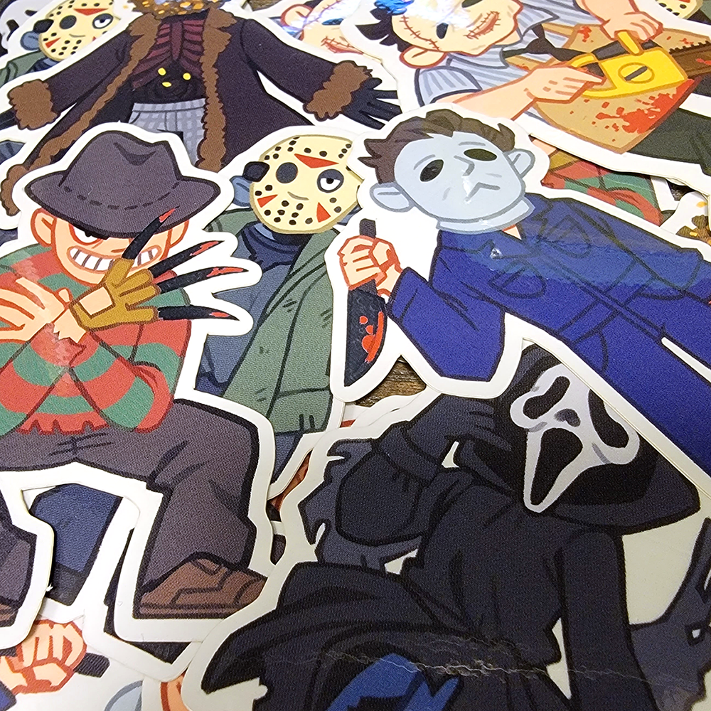 Horror Slasher Stickers