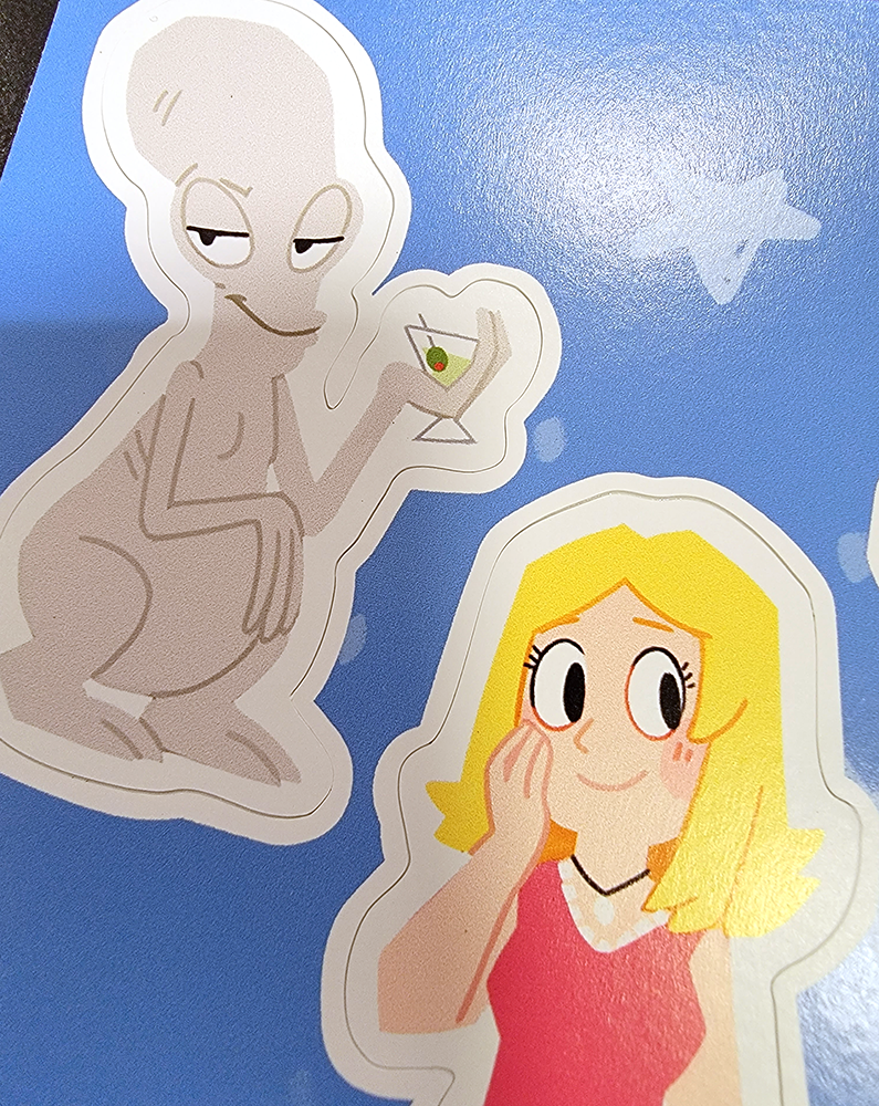 American Dad! Sticker Sheet