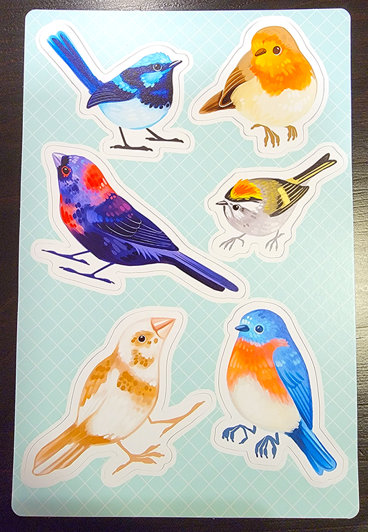 Songbirds Sticker Sheet