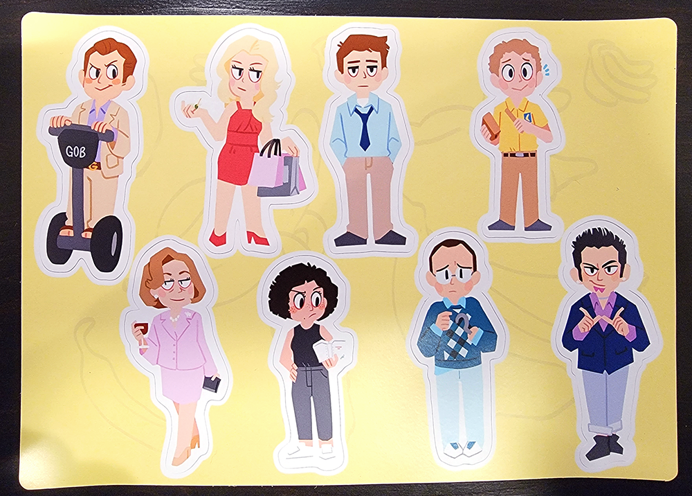 Arrested Development Sticker Sheet